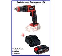 Trapano Avvitatore a Batteria 18v Einhell per Cartongesso con senza Starter Kit