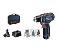 Bosch GSR 12V-15 Professional 1300 Giri/min 600 g Nero, Blu