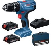 TRAPANO AVVITATORE A BATTERIA + 2 BATTERIE 2Ah - BOSCH PROFESSIONAL - GSB 18V-21