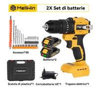 Trapano Avvitatore a Batteria 25+3 Cacciavite Elettrico Per Makita 18V