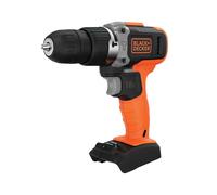 BLACK+DECKER TRAPANO/AVVITATORE A PERCUSSIONE 18V LITIO (UNITA' SENZA BATTERIA E CARICABATTERIE)- 20.250 colpi/min. 10 punti di regolazione. Velocità variabile. BCD003N-XJ