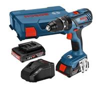 Trapano avvitatore a batteria Bosch GSB18V-28 13 mm 2x2 Ah 18 V Li-Ion con custo
