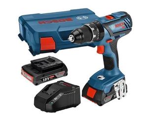 Trapano avvitatore a batteria Bosch GSB18V-28 13 mm 2x2 Ah 18 V Li-Ion con custo