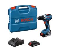 Bosch Professional 18V System Trapano-avvitatore a batteria GSR 18V-65 (motore brushless, incl. 2x 18V GBA 18V 2.0Ah, caricabatteria GAL 18V-20, L-Case)