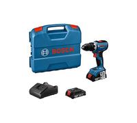 Bosch Professional 18V System Trapano-avvitatore a batteria GSR 18V-65 (motore brushless, incl. 2x 18V GBA 18V 2.0Ah, caricabatteria GAL 18V-20, L-Case)