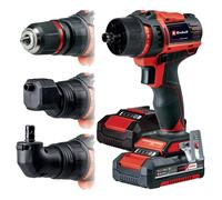 Trapano avvitatore a batteria Einhell TE-CD 18/45 3X-Li 18 V 2x2 Ah Red