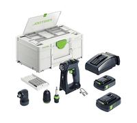 TRAPANO AVVITATORE A BATTERIA FESTOOL CXS 18 C 3,0-Set - Grigio, Verde, Nero, 174 mm, 3,0 Ah