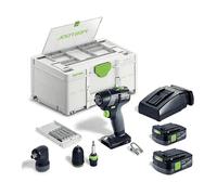 TRAPANO AVVITATORE A BATTERIA FESTOOL TXS 12 - Grigio, Verde, Nero, Bianco, 10x18.72x10 cm, 2.5Ah, 0.7kg