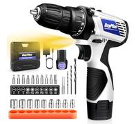 Trapano avvitatore a batteria leggero, piccolo trapano manuale e batteria (con 1 batteria)