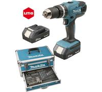 Trapano avvitatore a batteria Makita 18 V 1,3 Ah Blu scuro