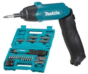 Trapano/avvitatore a batteria Makita con accessori 1/4" Li-ion 3,6 V DF001DW