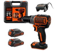 Trapano avvitatore a batteria senza spazzole BLACK+DECKER 18V BL186K1B2