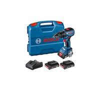 Trapano/avvitatore a batteria senza spazzole Bosch, set professionale GSR 18V-50 + 3 batterie da 2,0 Ah + valigetta 06019H5005