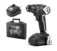 Trapano avvitatore a batteria STAHLWERK Brushless, potente sistema di batterie da 12V/2Ah, comprensivo di batterie, punte, trapano e caricabatterie con cinturino magnetico - 7 anni di garanzia