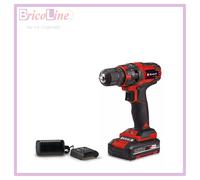 Einhell Trapano a batteria TC-CD 18/35-2 Li (1x,1,5 Ah) Power X-Change (18V, 35Nm, mandrino a serraggio rapido da 10 mm, 1 batteria da 1,5 Ah + caricabatterie),Versione 2024