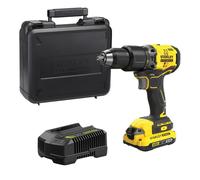 TRAPANO AVVITATORE A PERCUSSIONE STANLEY SFMCD715D1K - Giallo, 11,7x34,5x35,3 cm, 2,0Ah