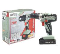 Trapano Avvitatore a Batterie 20 V KOMBO + Batteria + Caricabatterie + Inserti
