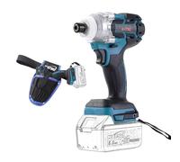 Trapano Avvitatore a Impulsi a Batteria Brushless 21V KATSU FIT-BAT, 1/2" 400Nm Avvitatore a Percussione Elettrico senza Fili con Motore Brushless, senza Batteria o Caricatore 102477