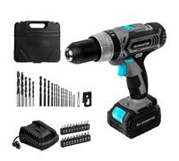Cecotec Trapano CecoRaptor Perfect ImpactDrill 2024 Advance. Batteria da 24 V e 2000 mAh, velocità senza carico 15500 giri/min, Torque max 50 Nm, Multicolore