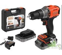 TRAPANO AVVITATORE A PERCUSSIONE 2 BATTERIE AL LITIO 18V VALIGETTA BCD 383 D2XK