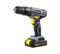 Trapano avvitatore a percussione a batteria, 20 V, 2 A, valigetta Grigio
