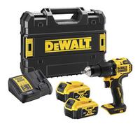 Trapano avvitatore a percussione a batteria DCD709M2T-QW, 18 Volt, Cordless giallo/Nero