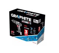 GRAPHITE Trapano avvitatore a batteria senza spazzole 18V, Li-Ion, RPM I: 0-500 rpm II: 0-1700 rpm, senso orario/antiorario, compatibile con batterie Energy+