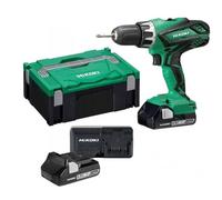 Trapano avvitatore a percussione a batteria HIKOKI 18V (2 Ah, caricabatteria, valigetta) DV18DJLWCZ