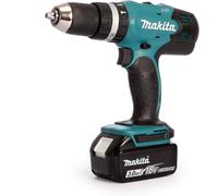 Trapano avvitatore a percussione a batteria MAKITA 18 V 2 batterie 3 Ah 13 mm e