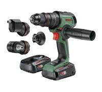 BOSCH Trapano battente AdvancedImpact 18V-80 QuickSnap con due Batterie 82Nm