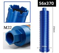 Trapano avvitatore a percussione efficiente a secco umido 370 mm M22 apri fori n