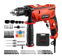 Trapano Avvitatore a Percussione Elettrico 900W 2in1 Impugnatura Ausiliaria 13MM