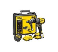 TRAPANO AVVITATORE A PERCUSSIONE STANLEY FATMAX SFMCD725D2K-QW - Giallo, Nero, 175x207x66mm, 1,2kg, 2x2,0Ah