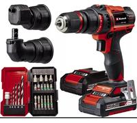 Trapano Avvitatore Batteria Einhell TE-CD 18 45 3X-Li 22 (2x2,0 Ah)