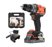 Black & Decker BEMW451BH-QS tagliaerba Tagliaerba a spinta AC Nero, Arancione