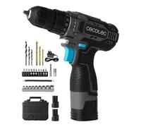 Cecotec Trapano Avvitatore Batterie 16V e 2000mAh PowerForce 1620 Easy Hand. 2 Livelli di Velocità fino a 1500rpm, Coppia di Serraggio di 38Nm Regolabile in 25+1 Livelli, Include Valigetta e Accessori