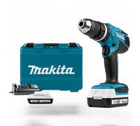 Trapano avvitatore con percussione a batteria HP457DWE Makita 18v 1,5ah con 2 batterie