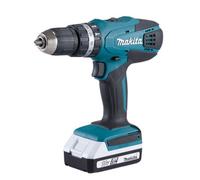 Trapano avvitatore con percussione Makita HP457DWE batteria a litio 18v 1,5 AH