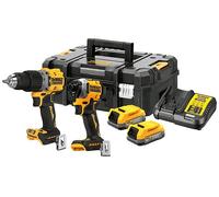 TRAPANO AVVITATORE DEWALT Dewalt kit dck2050e2t (dcd805 + dcf850 + 2 x 1,7.. 5035048788370