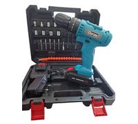 Trapano avvitatore doppia batteria a litio 36V 5ah valigia 24 accessori