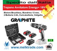 Trapano Avvitatore Energy+ 18V 58G020 - By GRAPHITE