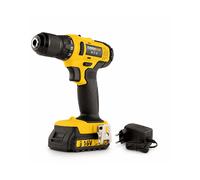 TRAPANO AVVITATORE EXTRALINK EX.21397, 2 batterie, inserti, giallo