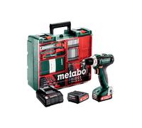 Trapano Avvitatore METABO PowerMaxx BS 12 Set (2 x 2,0 Ah LiHD + SC 36 + Accesorios + Valigetta)