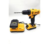 TRAPANO AVVITATORE PROFESSIONALE A LITIO DOPPIA BATTERIA 21V E ACCESSORI