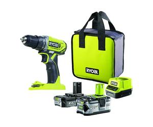 Trapano avvitatore RYOBI 18V OnePlus - 2 batterie da 4,0Ah e 2,0Ah - 1 caricatore - R18DD2-242S