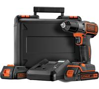 Trapano Avvitatore senza fili a batteria Litio 18V autosense borsa BLACK DECKER