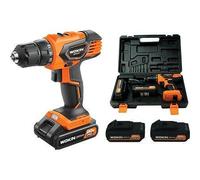 TRAPANO AVVITATORE WOKIN A BATTERIA 20V LITIO 2AH 2 BATTERIE+VALIGETTA 780810