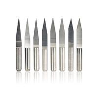 Trapano Bit 10 pz/set Carburo di V Forma Intagliare Cutter PCB Macchina Punte Per Incisione 3.175mm Gambo Fresa,10 pezzi Grado 20x0,3 mm