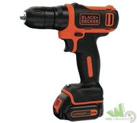TRAPANO BLACK&DECKER BATTERIA CON CARICABATTERIA B+D 10,8V LITIO BDCD12