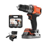 Trapano Black & Decker BCD383D1XK-QW 18V 2Ah batteria valigetta a percussione